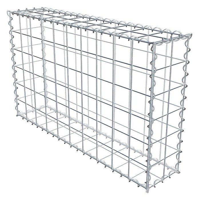Gabiona Gabione (100 x 20 x 60 cm, Metall, Maschenbreite: 100 mm, Maschenhöhe: 100 mm) | BAUHAUS