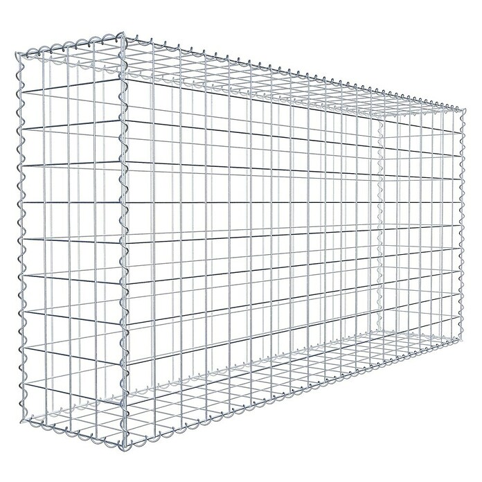 Gabiona Gabione (200 x 40 x 100 cm, Metall, Maschenbreite: 100 mm, Maschenhöhe: 100 mm) | BAUHAUS