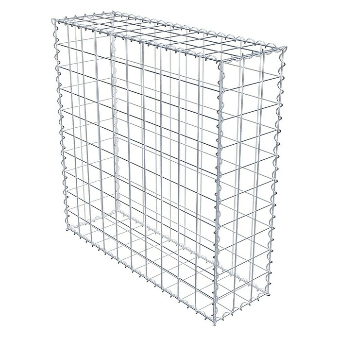 Gabiona Gabione (100 x 30 x 100 cm, Metall, Maschenbreite: 100 mm, Maschenhöhe: 100 mm) | BAUHAUS