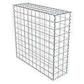 Gabiona Gabione (100 x 30 x 100 cm, Metall, Maschenbreite: 100 mm, Maschenhöhe: 100 mm) | BAUHAUS