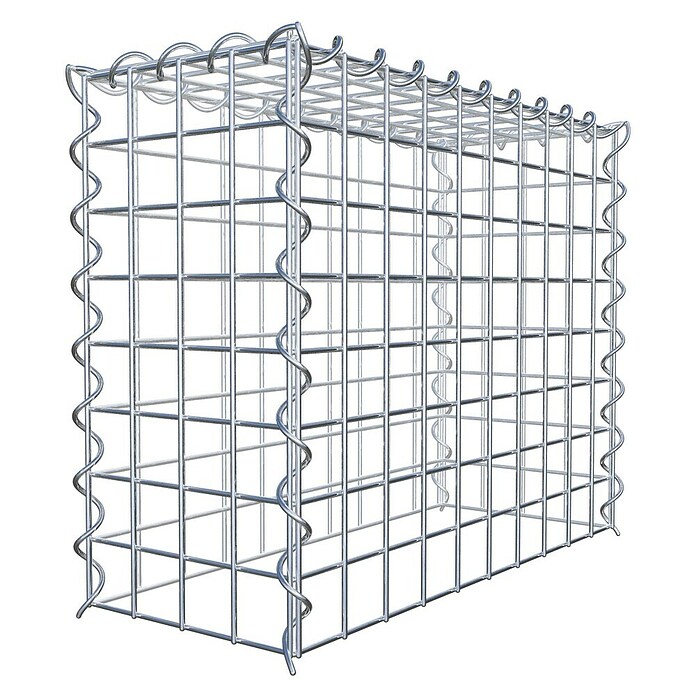 Gabiona Gabione Typ 3 (Zum Anbau in der Höhe, 50 x 20 x 40 cm, Stahl, Maschenbreite: 50 mm, Maschenhöhe: 50 mm, Spirale) | BAUHAUS