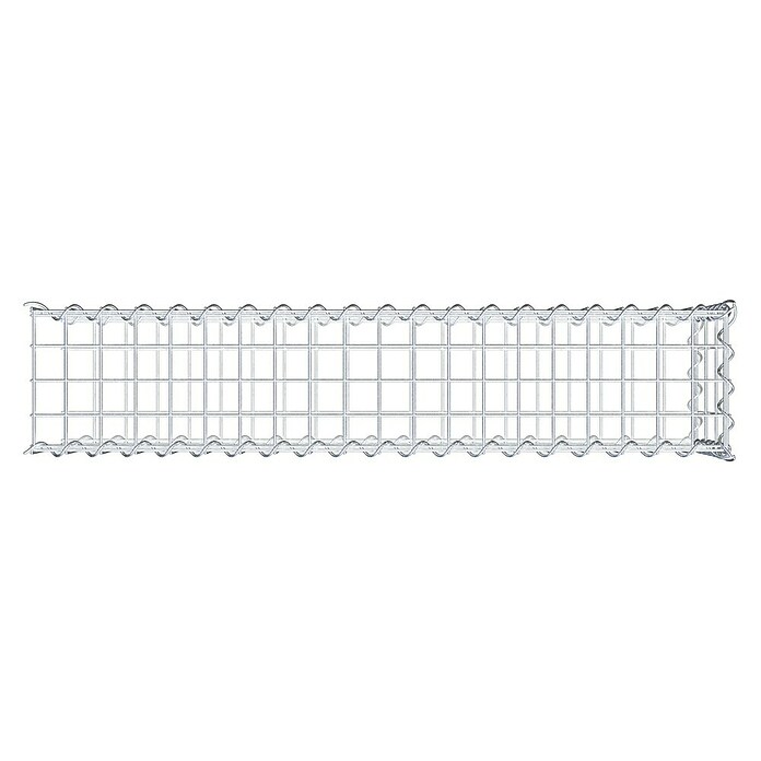 Gabiona Gabione Typ 2 (Zum Anbau in der Länge, 100 x 20 x 30 cm, Stahl, Maschenbreite: 50 mm, Maschenhöhe: 100 mm, Spirale) | BAUHAUS