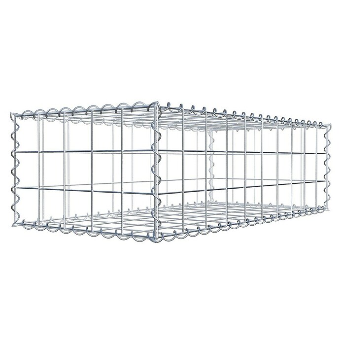 Gabiona Gabione (100 x 50 x 30 cm, Metall, Maschenbreite: 100 mm, Maschenhöhe: 100 mm) | BAUHAUS