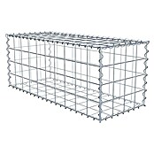 Gabiona Gabione (100 x 40 x 40 cm, Metall, Maschenbreite: 100 mm, Maschenhöhe: 100 mm) | BAUHAUS