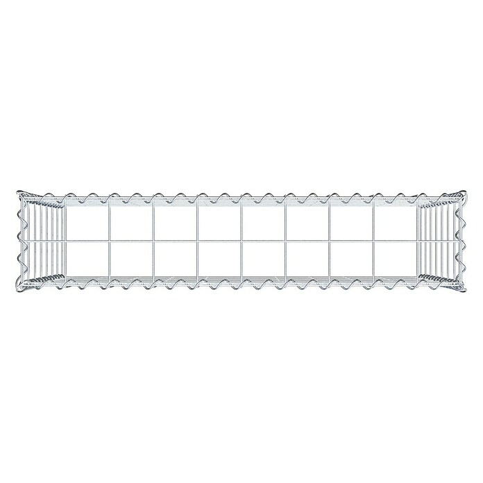 Gabiona Gabione Typ 3 (Zum Anbau in der Höhe, 100 x 20 x 70 cm, Stahl, Maschenbreite: 100 mm, Maschenhöhe: 100 mm, Spirale) | BAUHAUS