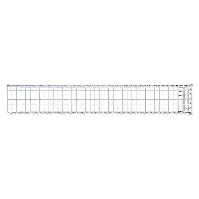 Gabiona Gabione Typ 4 (Zum Anbau in Länge & Höhe, 200 x 30 x 100 cm, Stahl, Maschenbreite: 50 mm, Maschenhöhe: 100 mm, Spirale) | BAUHAUS