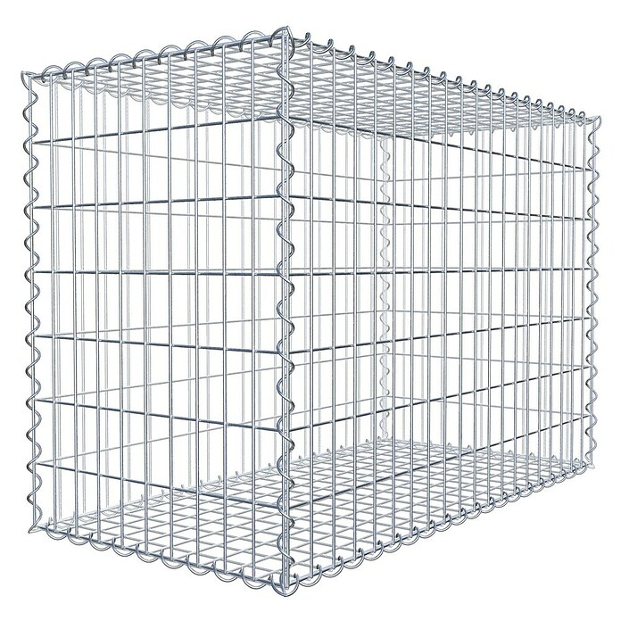 Gabiona Gabione (100 x 50 x 70 cm, Metall, Maschenbreite: 50 mm, Maschenhöhe: 100 mm) | BAUHAUS