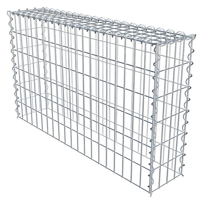 Gabiona Gabione Typ 3 (Zum Anbau in der Höhe, 100 x 20 x 60 cm, Stahl, Maschenbreite: 50 mm, Maschenhöhe: 100 mm) | BAUHAUS