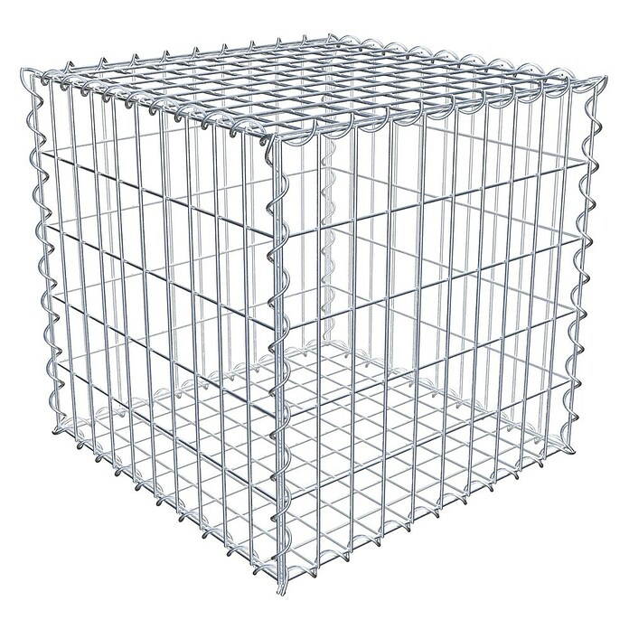 Gabiona Gabione (50 x 50 x 50 cm, Metall, Maschenbreite: 50 mm, Maschenhöhe: 100 mm) | BAUHAUS