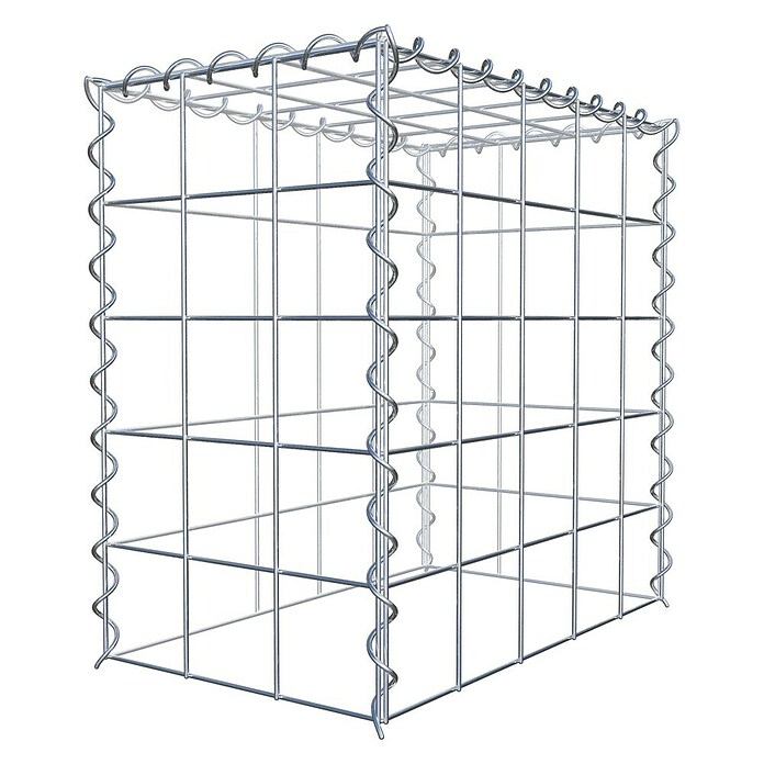 Gabiona Gabione Typ 3 (Zum Anbau in der Höhe, 50 x 30 x 50 cm, Stahl, Maschenbreite: 100 mm, Maschenhöhe: 100 mm, Spirale) | BAUHAUS