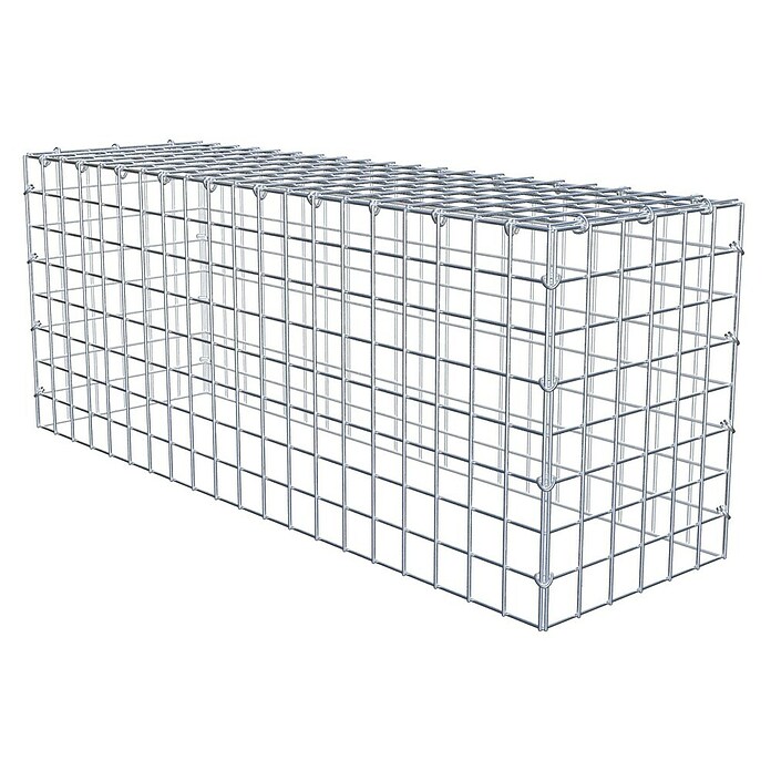 Gabiona Gabione Typ 3 (Zum Anbau in der Höhe, 100 x 30 x 40 cm, Stahl, Maschenbreite: 50 mm, Maschenhöhe: 50 mm, C-Ring) | BAUHAUS
