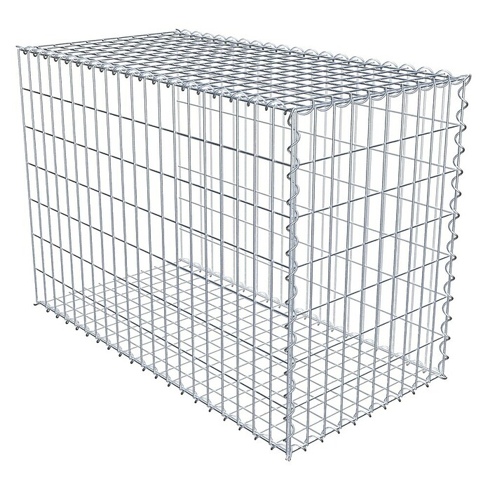 Gabiona Gabione Typ 2 (Zum Anbau in der Länge, 100 x 50 x 70 cm, Stahl, Maschenbreite: 50 mm, Maschenhöhe: 100 mm, Spirale) | BAUHAUS