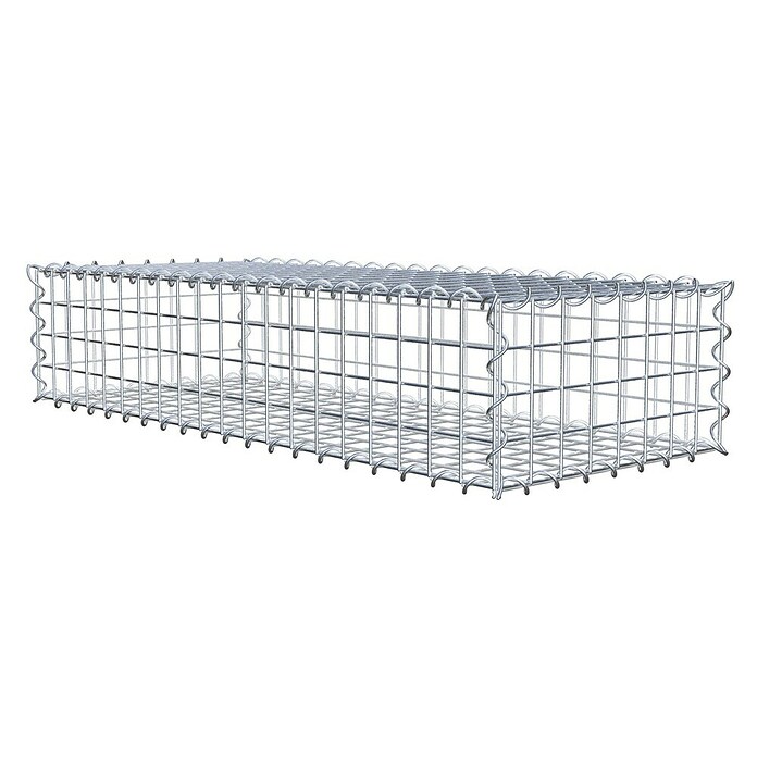 Gabiona Gabione (100 x 40 x 20 cm, Metall, Maschenbreite: 50 mm, Maschenhöhe: 50 mm) | BAUHAUS