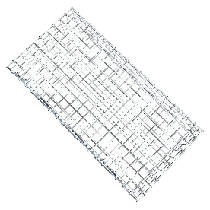 Gabiona Gabione (100 x 50 x 20 cm, Stahl, Maschenbreite: 50 mm, Maschenhöhe: 50 mm, C-Ring) | BAUHAUS