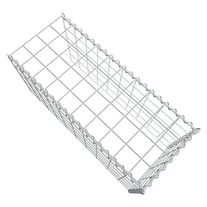 Gabiona Gabione Typ 4 (Zum Anbau in Länge & Höhe, 100 x 40 x 50 cm, Stahl, Maschenbreite: 100 mm, Maschenhöhe: 100 mm, Spirale) | BAUHAUS