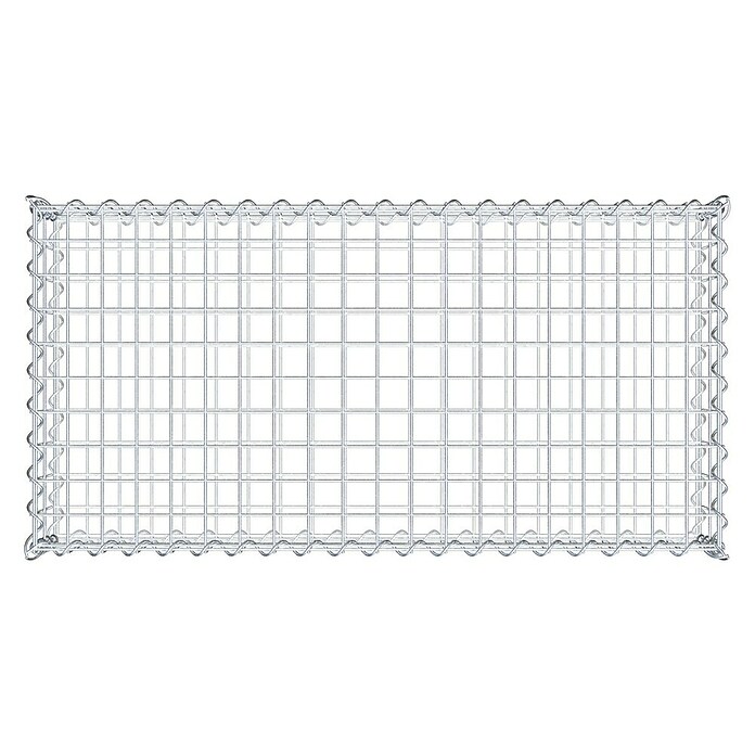 Gabiona Gabione (100 x 50 x 20 cm, Metall, Maschenbreite: 50 mm, Maschenhöhe: 100 mm) | BAUHAUS
