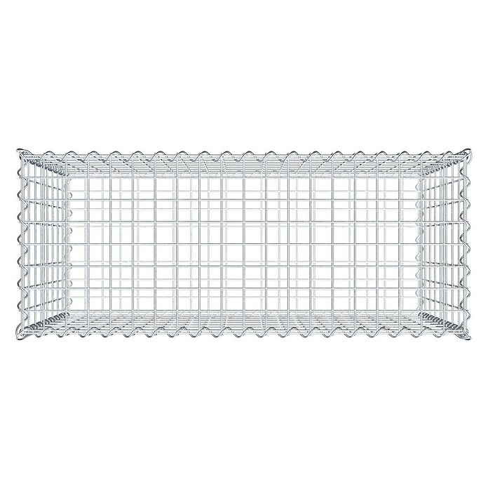 Gabiona Gabione (100 x 40 x 80 cm, Metall, Maschenbreite: 50 mm, Maschenhöhe: 100 mm) | BAUHAUS