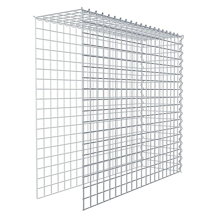 Gabiona Gabione Typ 4 (Zum Anbau in Länge & Höhe, 100 x 30 x 90 cm, Stahl, Maschenbreite: 50 mm, Maschenhöhe: 50 mm, Spirale) | BAUHAUS