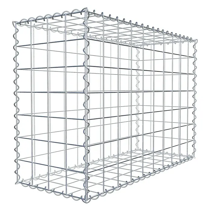Gabiona Gabione - 100 x 40 x 70 cm, Metall, Maschenbreite: 100 mm, Maschenhöhe: 100 mm - Ein Gabionen-Drahtgitterkorb zur Befüllung mit Steinen oder Erde für den Garten- und Landschaftsbau. Stabile Konstruktion für vielseitige Anwendungen.
