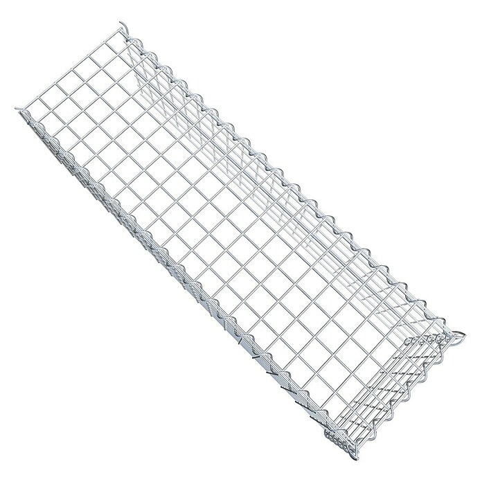 Gabiona Gabione Typ 4 (Zum Anbau in Länge & Höhe, 100 x 30 x 30 cm, Stahl, Maschenbreite: 50 mm, Maschenhöhe: 50 mm, Spirale) | BAUHAUS