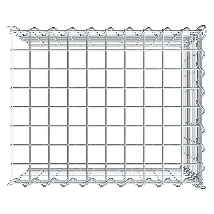 Gabiona Gabione Typ 4 (Zum Anbau in Länge & Höhe, 50 x 40 x 40 cm, Stahl, Maschenbreite: 50 mm, Maschenhöhe: 50 mm, Spirale) | BAUHAUS