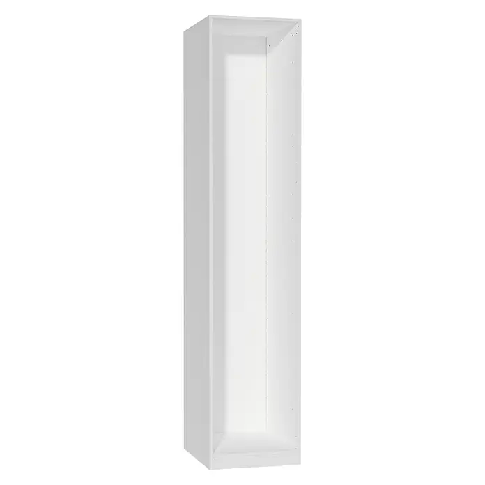 Finsa Módulo de armario - L x An x Al: 59 x 50 x 236 cm, Blanco - Un armazón de mueble de cocina alto y blanco, ideal para personalizar tu cocina con opciones de instalación flexibles.