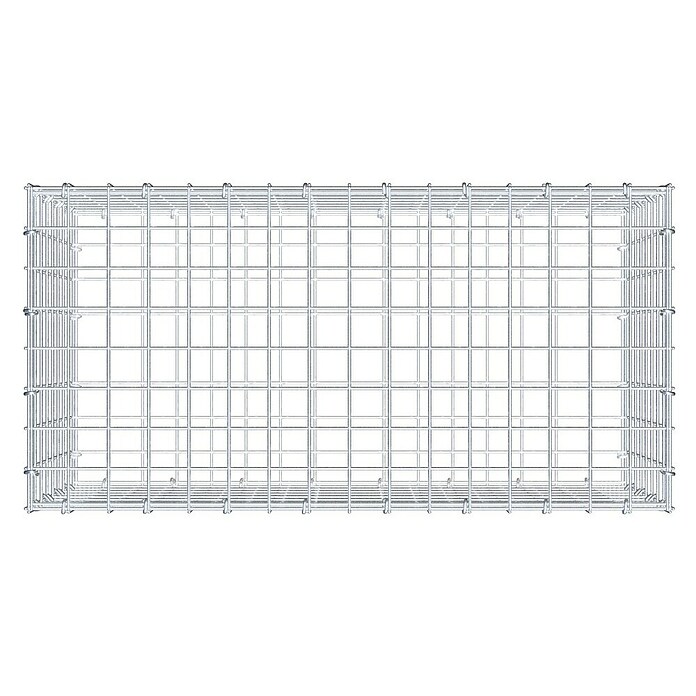 Gabiona Gabione (80 x 40 x 40 cm, Stahl, Maschenbreite: 50 mm, Maschenhöhe: 50 mm) | BAUHAUS