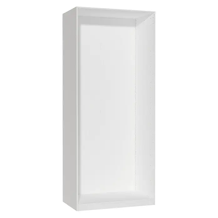 Finsa Módulo de armario - L x An x Al: 59 x 100 x 236 cm, Blanco - Estructura PAX blanca para un sistema de armarios flexible. La estructura de armario proporciona una buena base para soluciones de almacenamiento personalizadas.