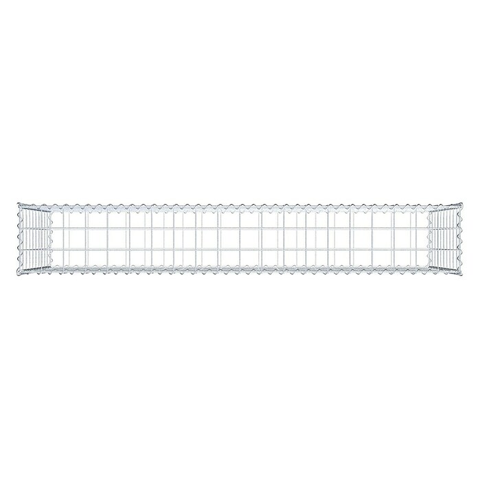 Gabiona Gabione (200 x 30 x 100 cm, Metall, Maschenbreite: 100 mm, Maschenhöhe: 100 mm) | BAUHAUS