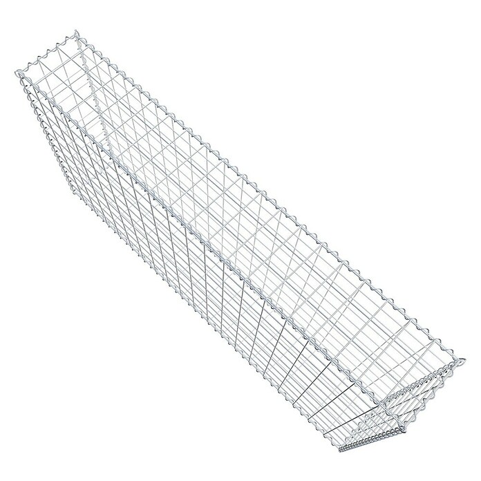 Gabiona Gabione (200 x 30 x 100 cm, Metall, Maschenbreite: 100 mm, Maschenhöhe: 100 mm) | BAUHAUS