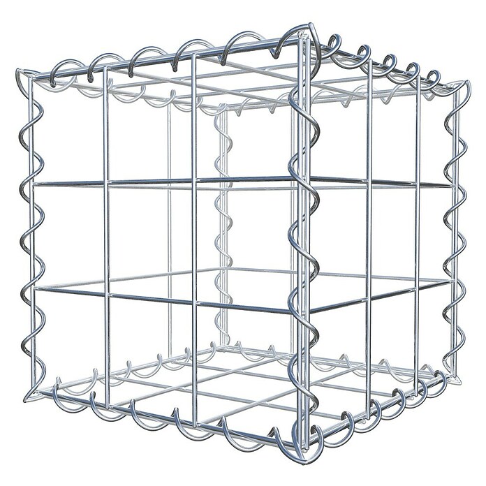 Gabiona Gabione (30 x 30 x 30 cm, Metall, Maschenbreite: 100 mm, Maschenhöhe: 100 mm) | BAUHAUS