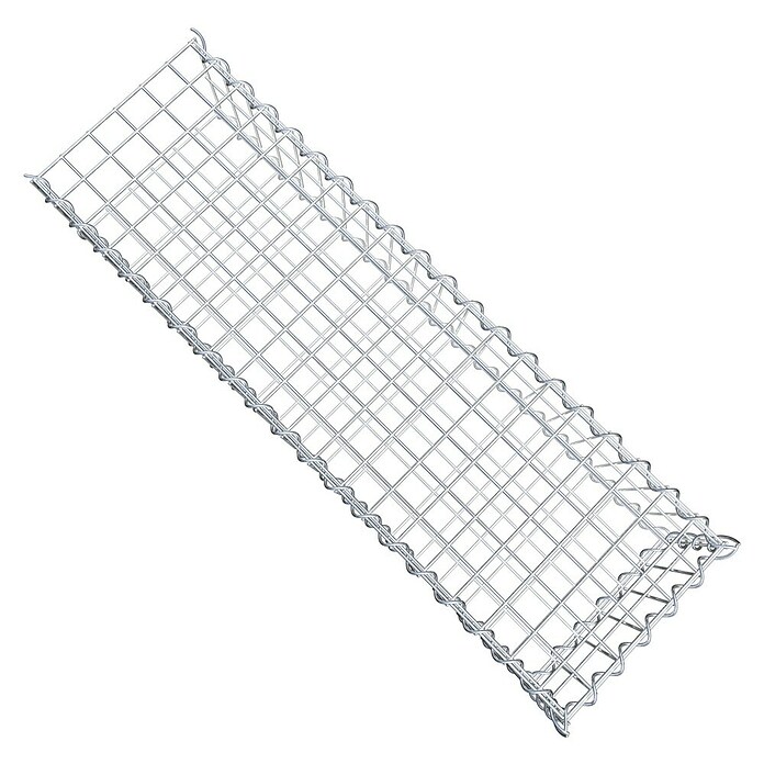 Gabiona Gabione Typ 2 (Zum Anbau in der Länge, 100 x 30 x 20 cm, Stahl, Maschenbreite: 50 mm, Maschenhöhe: 100 mm, Spirale) | BAUHAUS