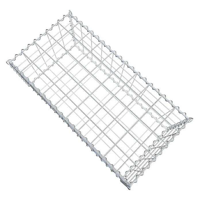 Gabiona Gabione (100 x 50 x 40 cm, Metall, Maschenbreite: 100 mm, Maschenhöhe: 100 mm) | BAUHAUS