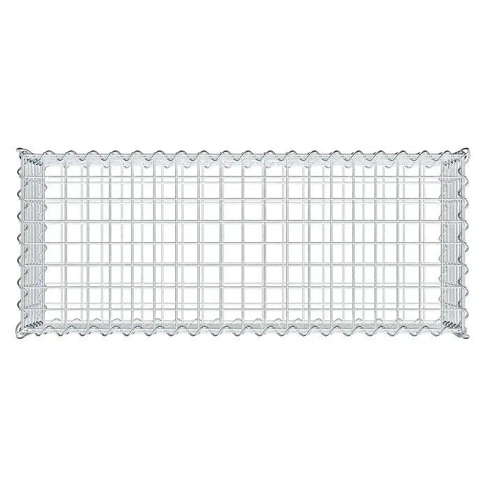 Gabiona Gabione - 100 x 40 x 30 cm, Metall, Maschenbreite: 50 mm, Maschenhöhe: 50 mm - Gabione aus Drahtgeflecht für den Garten- und Landschaftsbau. Die robuste Konstruktion bietet Stabilität und Vielseitigkeit für Gestaltungsideen.