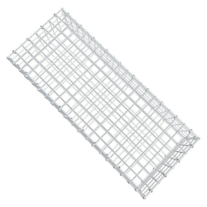 Gabiona Gabione (100 x 40 x 20 cm, Stahl, Maschenbreite: 50 mm, Maschenhöhe: 50 mm, C-Ring) | BAUHAUS