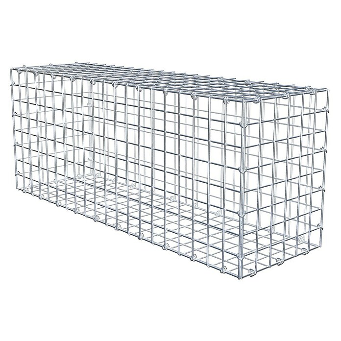 Gabiona Gabione (100 x 30 x 40 cm, Stahl, Maschenbreite: 50 mm, Maschenhöhe: 50 mm) | BAUHAUS
