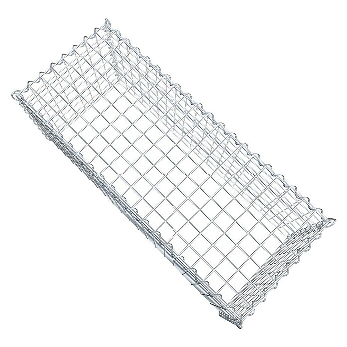 Gabiona Gabione Typ 3 (Zum Anbau in der Höhe, 100 x 40 x 40 cm, Stahl, Maschenbreite: 50 mm, Maschenhöhe: 50 mm, Spirale) | BAUHAUS