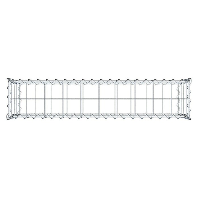 Gabiona Gabione (100 x 20 x 40 cm, Metall, Maschenbreite: 100 mm, Maschenhöhe: 100 mm) | BAUHAUS