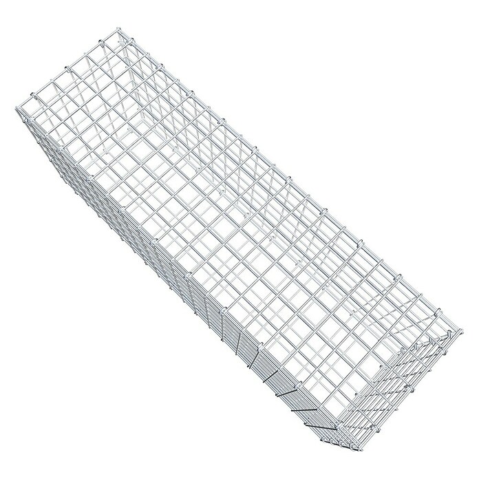 Gabiona Gabione (100 x 30 x 40 cm, Stahl, Maschenbreite: 50 mm, Maschenhöhe: 50 mm) | BAUHAUS