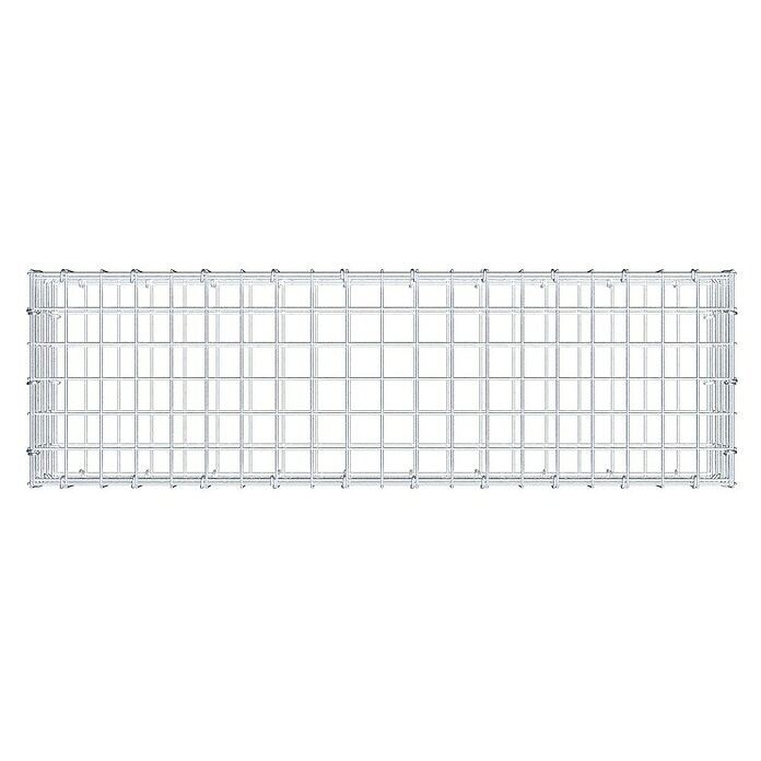 Gabiona Gabione (100 x 30 x 20 cm, Stahl, Maschenbreite: 50 mm, Maschenhöhe: 50 mm, C-Ring) | BAUHAUS