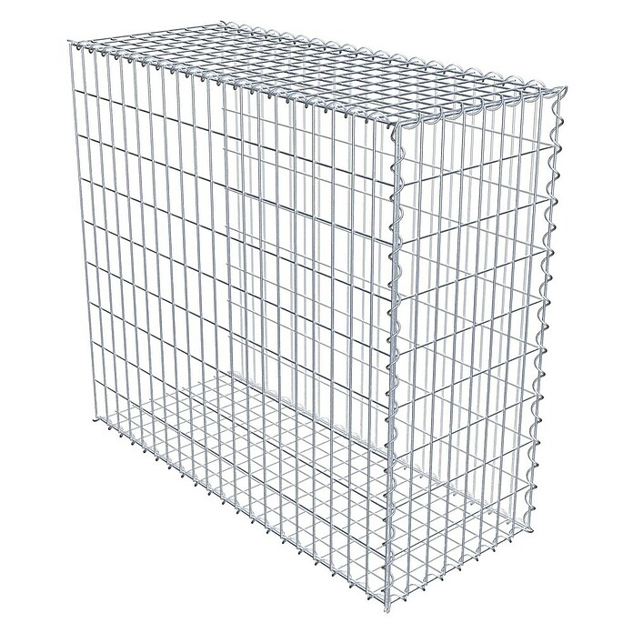 Gabiona Gabione Typ 2 (Zum Anbau in der Länge, 100 x 40 x 90 cm, Stahl, Maschenbreite: 50 mm, Maschenhöhe: 100 mm, Spirale) | BAUHAUS