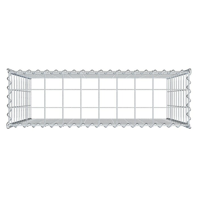 Gabiona Gabione Typ 3 (Zum Anbau in der Höhe, 100 x 30 x 100 cm, Stahl, Maschenbreite: 100 mm, Maschenhöhe: 100 mm, Spirale) | BAUHAUS