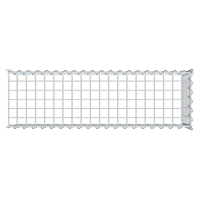 Gabiona Gabione Typ 4 (Zum Anbau in Länge & Höhe, 100 x 30 x 30 cm, Stahl, Maschenbreite: 50 mm, Maschenhöhe: 50 mm, Spirale) | BAUHAUS