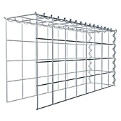 Gabiona Gabione Typ 4 (Zum Anbau in Länge & Höhe, 80 x 20 x 40 cm, Stahl, Maschenbreite: 100 mm, Maschenhöhe: 100 mm, Spirale) | BAUHAUS