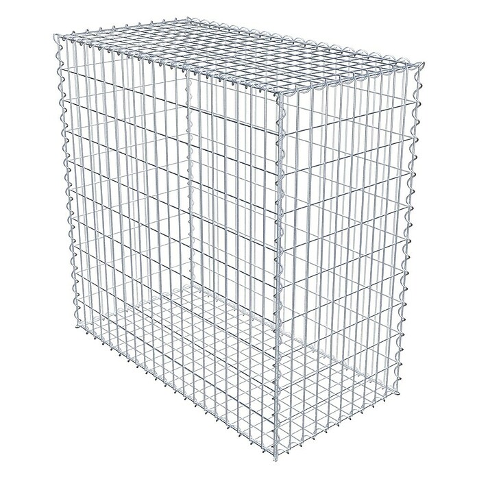 Gabiona Gabione (100 x 50 x 100 cm, Metall, Maschenbreite: 50 mm, Maschenhöhe: 100 mm) | BAUHAUS