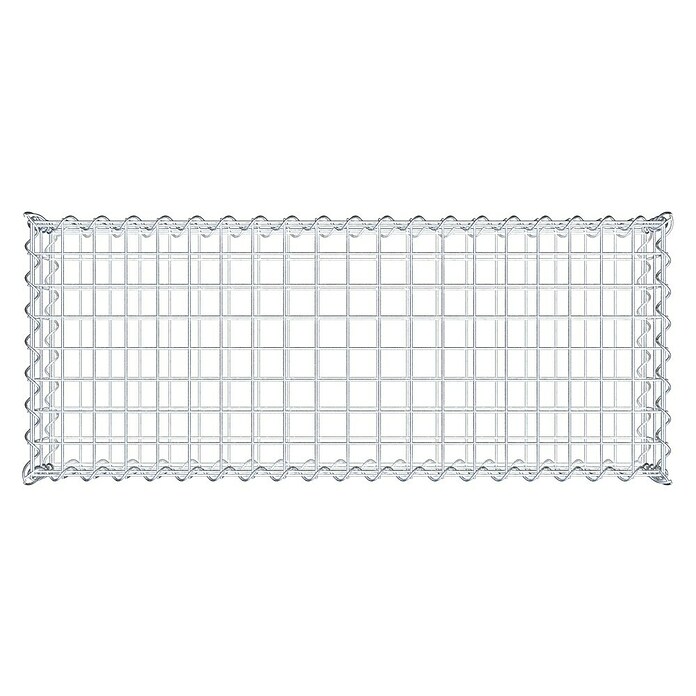 Gabiona Gabione (100 x 40 x 20 cm, Metall, Maschenbreite: 50 mm, Maschenhöhe: 100 mm) | BAUHAUS