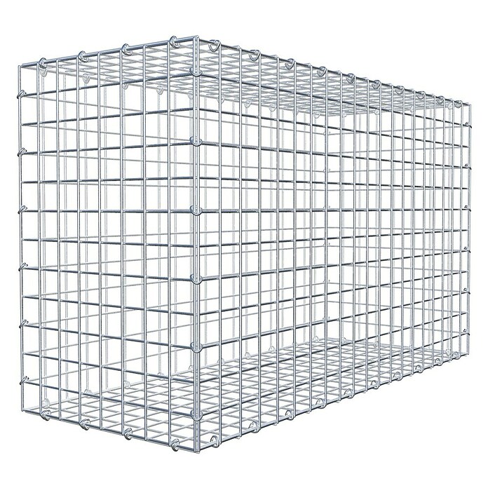 Gabiona Gabione (100 x 40 x 60 cm, Stahl, Maschenbreite: 50 mm, Maschenhöhe: 50 mm) | BAUHAUS