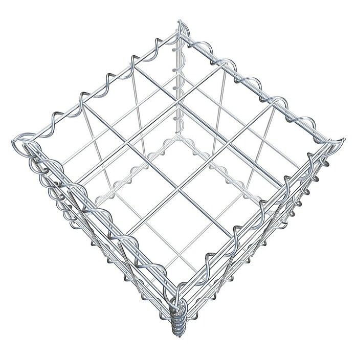 Gabiona Gabione (30 x 30 x 30 cm, Metall, Maschenbreite: 100 mm, Maschenhöhe: 100 mm) | BAUHAUS
