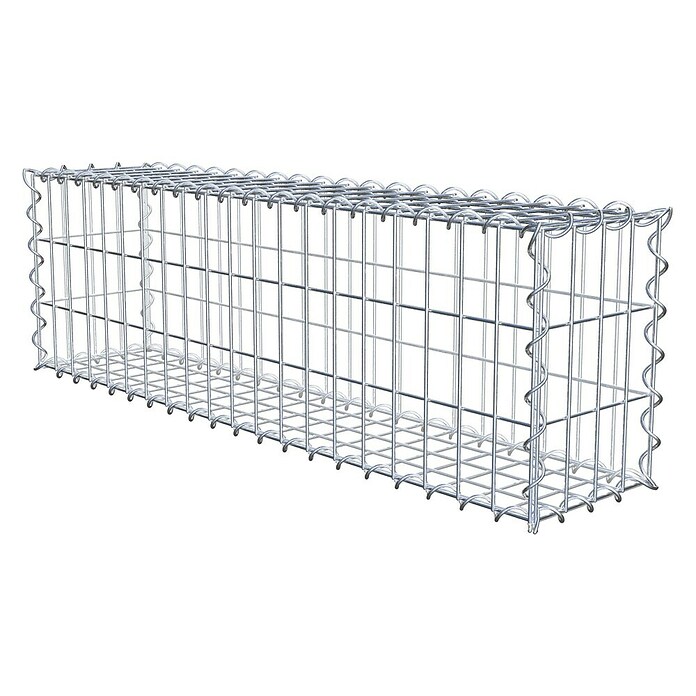 Gabiona Gabione (100 x 20 x 30 cm, Metall, Maschenbreite: 50 mm, Maschenhöhe: 100 mm) | BAUHAUS