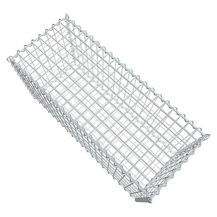 Gabiona Gabione - 100 x 40 x 50 cm, Metall, Maschenbreite: 50 mm, Maschenhöhe: 100 mm - Drahtkorb für Steine. Dieser robuste Gabionenkorb ist ideal für den Garten- und Landschaftsbau und bietet vielseitige Gestaltungsmöglichkeiten.
